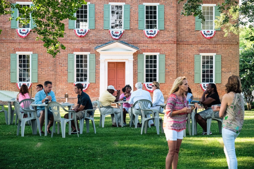 Public events occur frequently on the Green