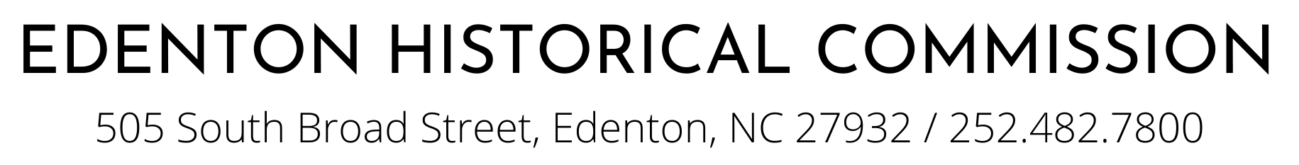 Edenton Historical Commission